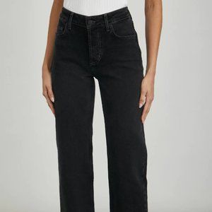 Rails Womens black denim jeans, The Toganga straight leg, size 29